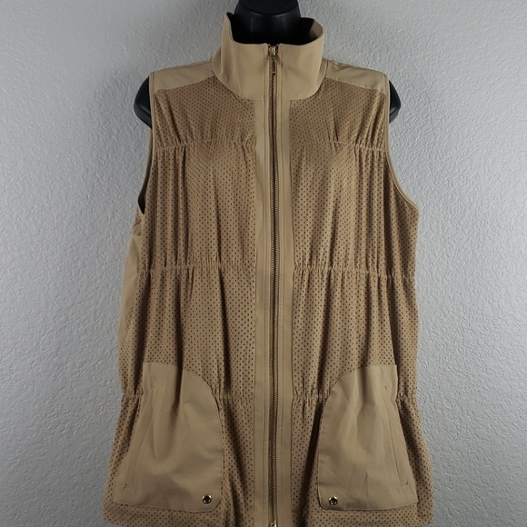 Chico S Jackets Coats Chicos Womens Faux Suede Vest Sz L Poshmark